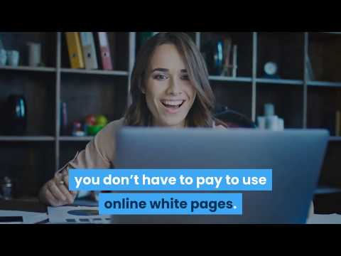 opciones para encontrar personas y empresas con las White Pages.