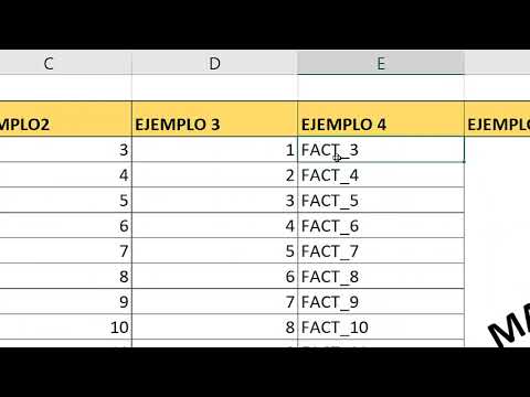 Fórmula para una lectura consecutiva de registros en cintas