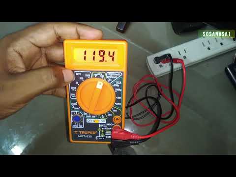 Cómo utilizar un multímetro para medir corriente alterna correctamente