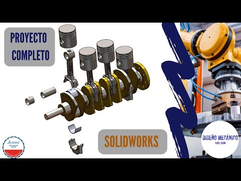 Planos de motor para Solidworks: Cómo crearlos paso a paso