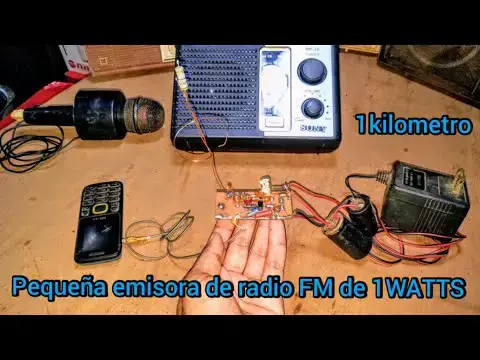 Circuito transmisor FM 1W: Guía completa para construir tu propio transmisor  de radio 