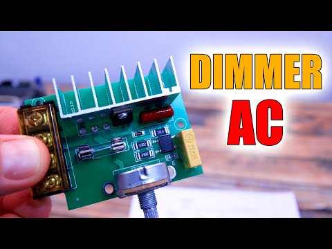 Cómo hacer un dimmer para motor AC: guía paso a paso