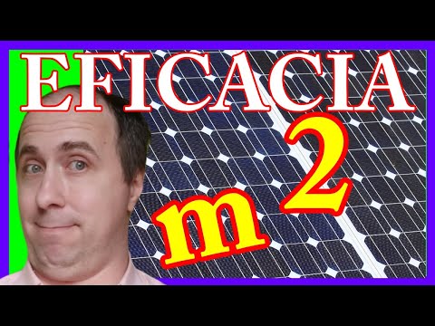 La producción de energía de un panel solar por metro cuadrado