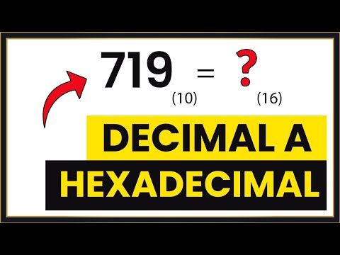 Cómo convertir de decimal a hexadecimal: guía paso a paso