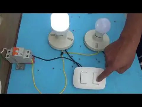 Como instalar un interruptor doble 