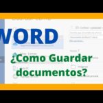 Cómo se guardan los documentos en Word: guía completa y práctica