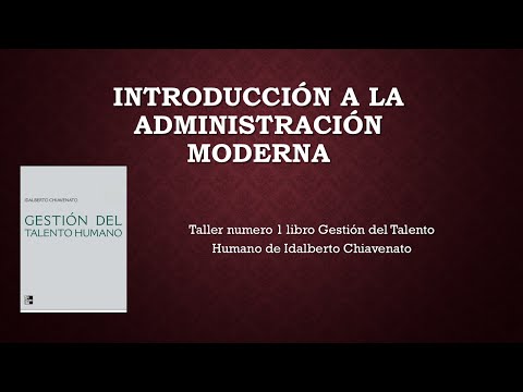 Guía completa de administración de recursos humanos según Chiavenato