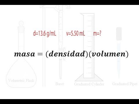 Cómo calcular la densidad si solo tengo la masa