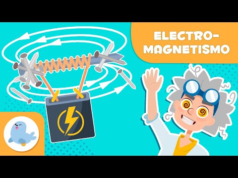 Courant électrique Du Champ Magnétique De L'électro-aimant