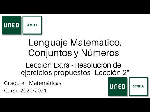 Ejercicios resueltos de lenguaje matemático: conjuntos y números