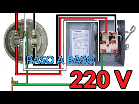 Diagrama eléctrico de acometida 220V: Guía completa para su instalación y comprensión