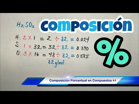 Cómo calcular la composición porcentual paso a paso