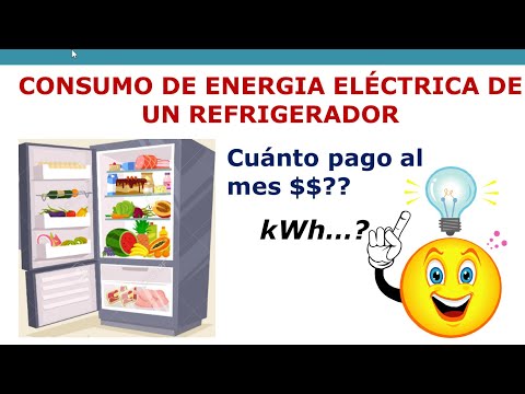 ¿Cuánta energía consume un refrigerador y cómo reducir su consumo?