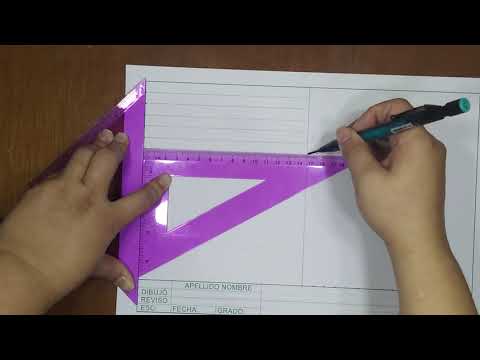 Cómo dibujar una línea vertical en el dibujo técnico