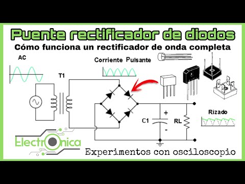 Cómo funciona un circuito rectificador puente de diodos
