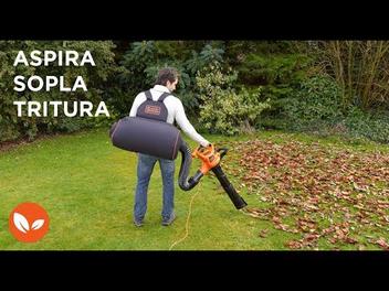 Black and Decker BEBLV300 Garden Vacuum and Leaf Blower with Back Pack  Collection