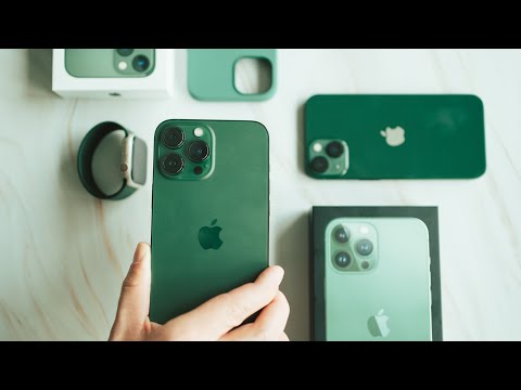 El elegante iPhone 13 en color verde alpino: una nueva joya tecnológica