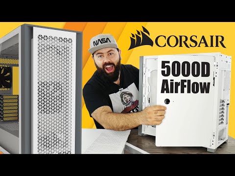 CORSAIR 5000D Airflow Blanc - Boîtier PC sur