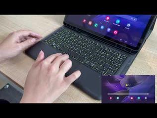 Coque de protection avec clavier intégré pour tablette Samsung