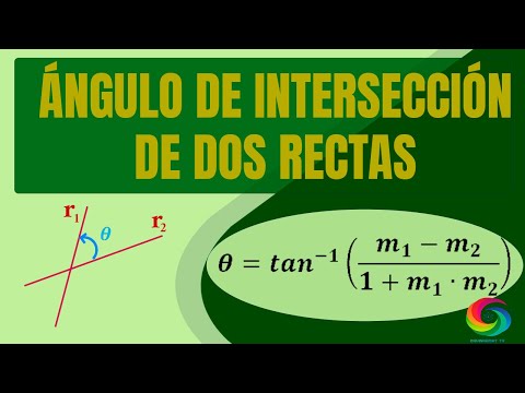 El ángulo de intersección entre dos rectas: una perspectiva geométrica.