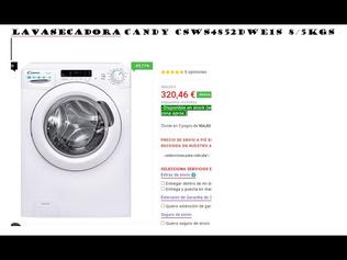 La eficiencia y comodidad de la lavadora secadora Candy KG: Una solución  todo en uno para el cuidado de tu ropa 
