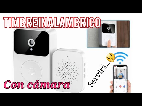 Timbre Inalámbrico Exterior Impermeable, Doorbell Indicador LED, 5