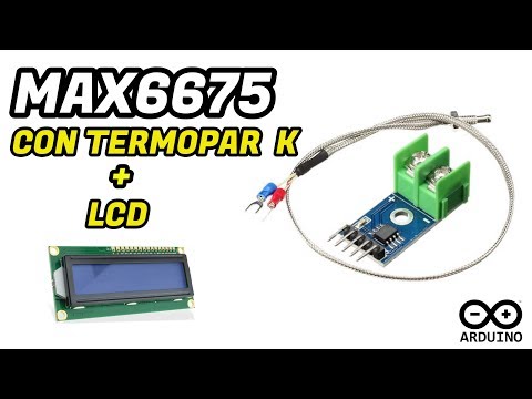 Nøyaktig temperaturmåling med Arduino ved bruk av MAX6675 termoelement K-sensor og Cold Junction-kompensasjon ved bruk av SPI