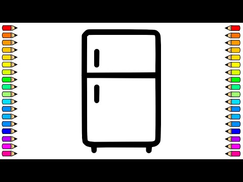 El paso a paso para dibujar un refrigerador de manera sencilla