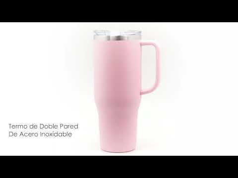 La revolución hidratante: botella termo con pajita, perfecta para mantener tus bebidas frescas todo el día