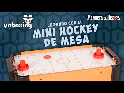 Mesa Hockey De Madera Juego De Mesa Para Dos Discos Paletas