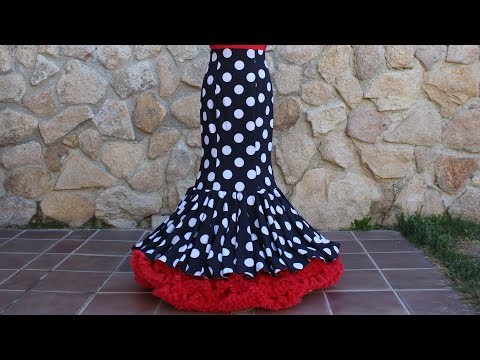 falda corta flamenco