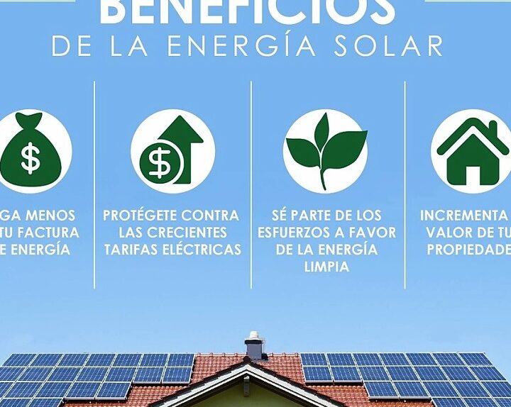 Beneficios de la energía solar: Ejemplos de paneles solares