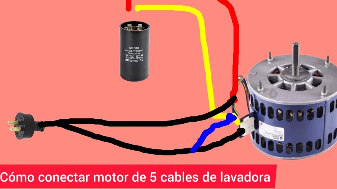 Cómo conectar un condensador a un motor de lavadora de forma sencilla