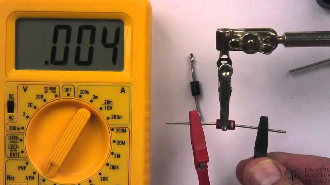 Cómo medir un diodo con un multímetro