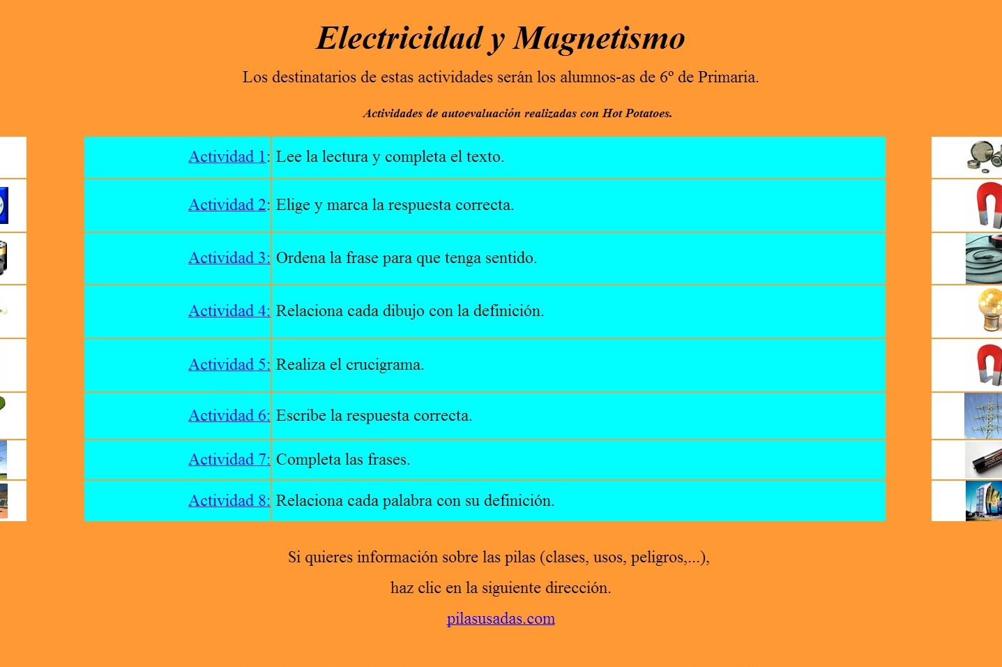 Completa tu conocimiento: Formulario de electricidad y magnetismo