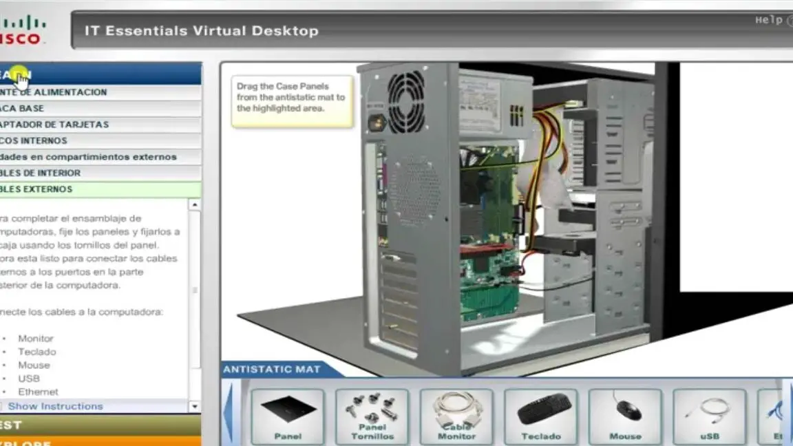 Conoce las bases de hardware y software de PC con Cisco IT Essentials