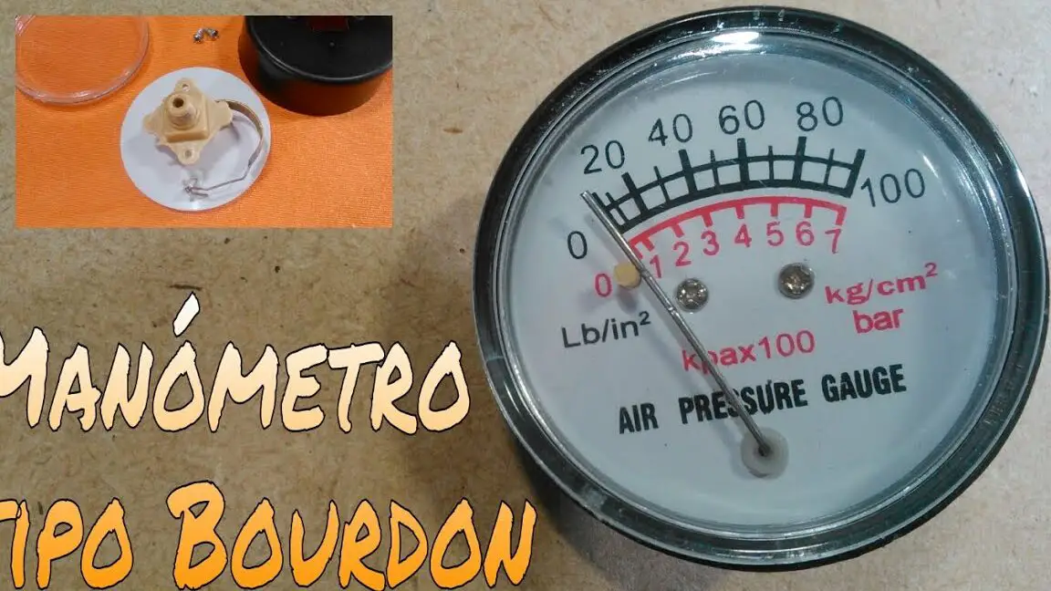 Aprenda sobre as diferentes partes do manômetro Bourdon