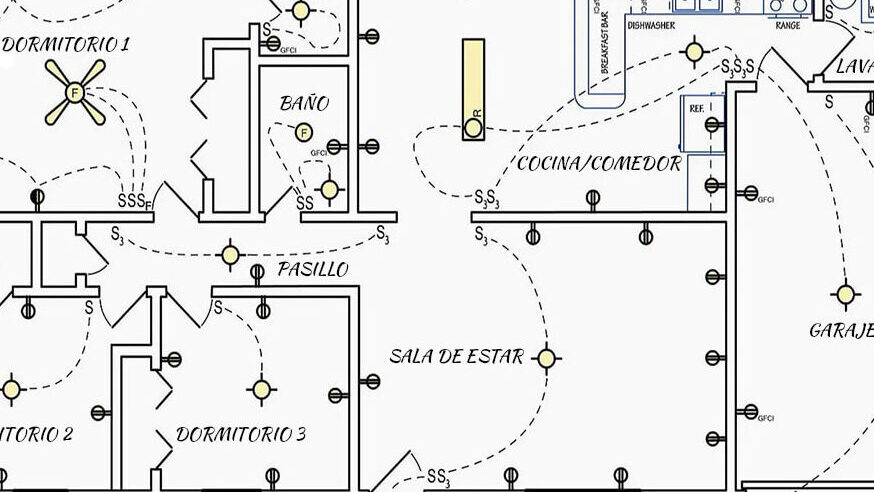 Entendiendo el diagrama eléctrico de una casa