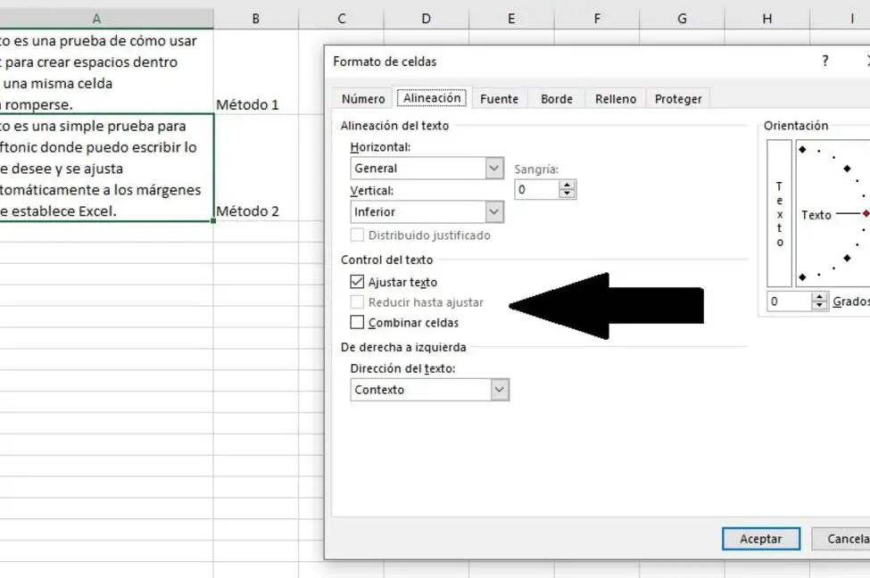 Guía paso a paso para insertar un párrafo en Excel