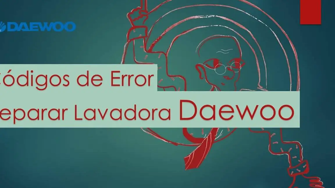 Identifica y soluciona los códigos de error de tu lavadora Daewoo