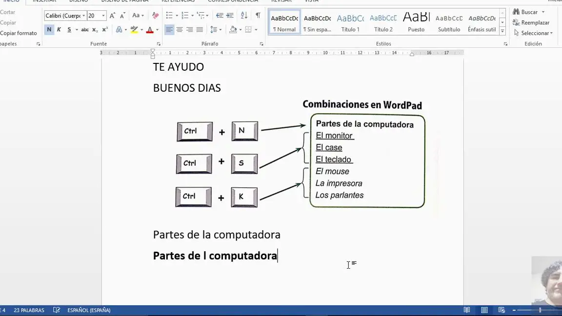 A WordPad alapvető funkciói