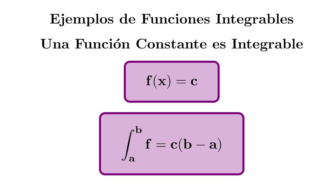 Las propiedades de una función constante
