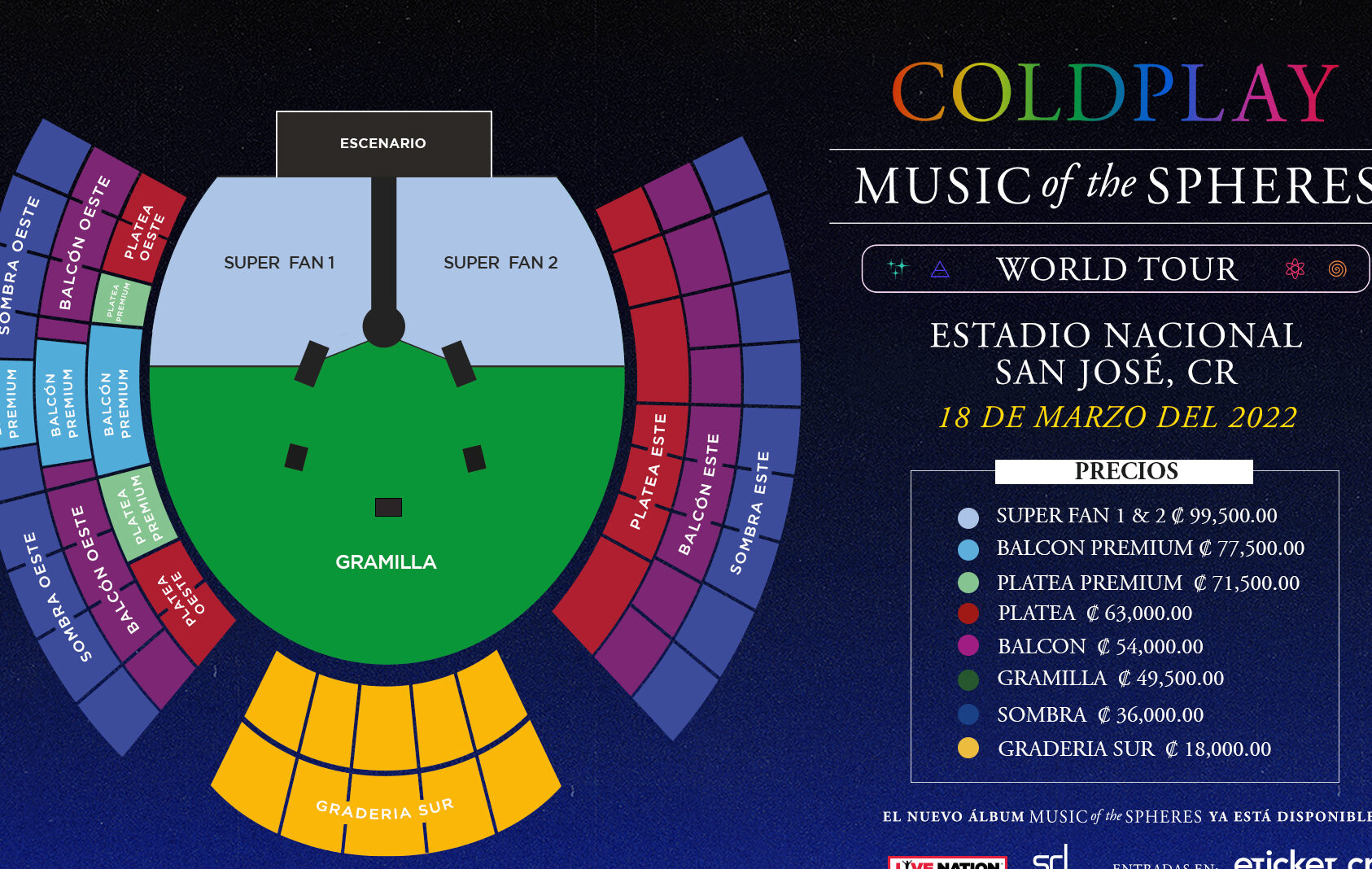 Los precios de los boletos de Coldplay en México: ¿vale la pena?