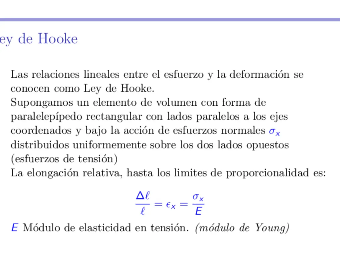 Manual completo sobre el módulo de elasticidad en formato PDF
