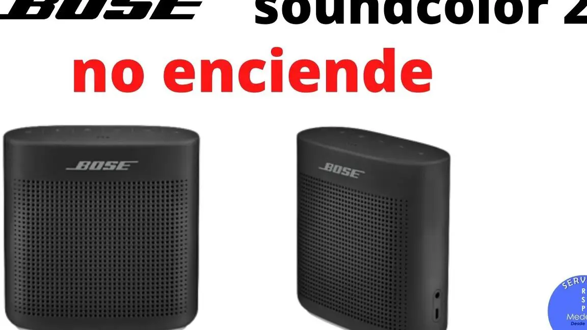 Problemas con Bose Color SoundLink 2: No enciende