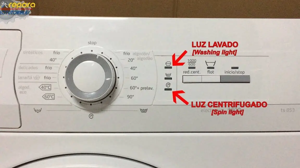 Problemas con la lavadora: parpadeo sin solución