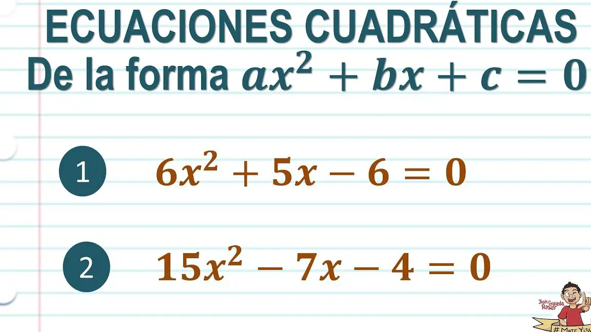 Lösa andragradsekvationer: ax^2 + bx + c = 0