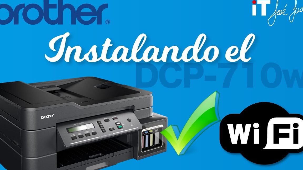 Todo lo que necesitas saber sobre el controlador de impresora Brother DCP-T710W